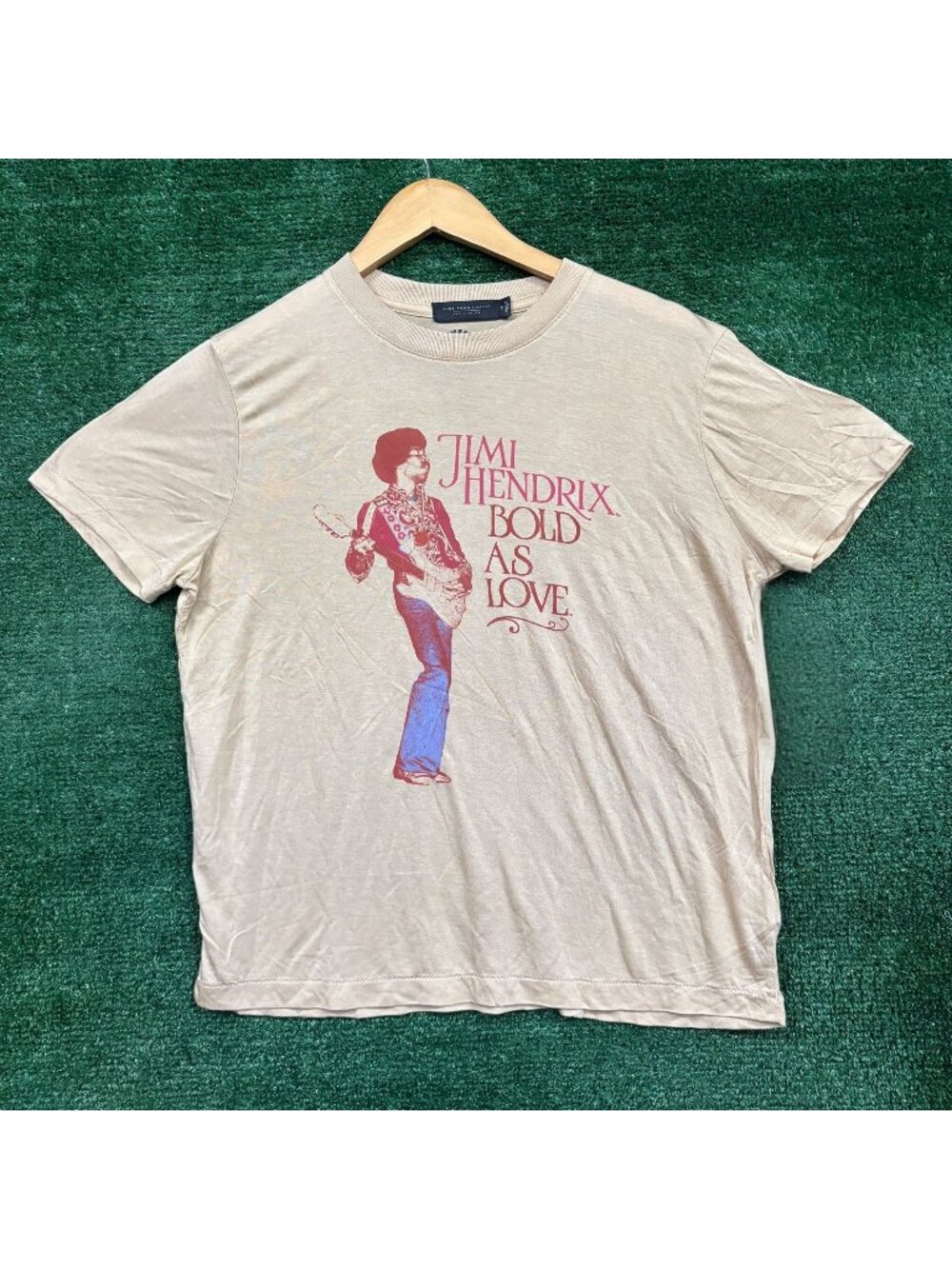 Jimi Hendrix Bold As Love Psychedelic Rock T-Shirt Size Medium